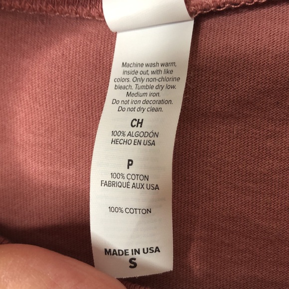 Sleeveless Knot Front Graphic Tank Pink Size S - Picture 5 of 5